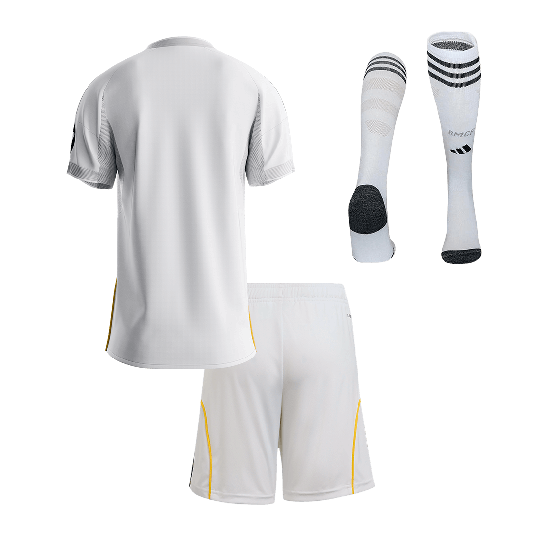 Kit de football domicile Real Madrid 2025/26 pour enfant [PREMIUM]