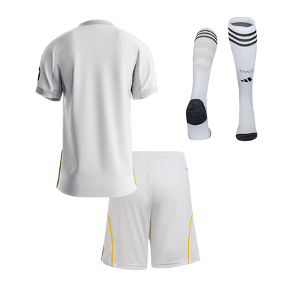 Kit de football domicile Real Madrid 2025/26 pour enfant [PREMIUM]