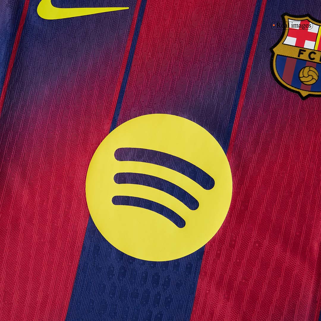 Maillot de foot domicile FC Barcelone PEDRI #8 version joueur UCL 2025/26 pour homme - Coupe ajustée