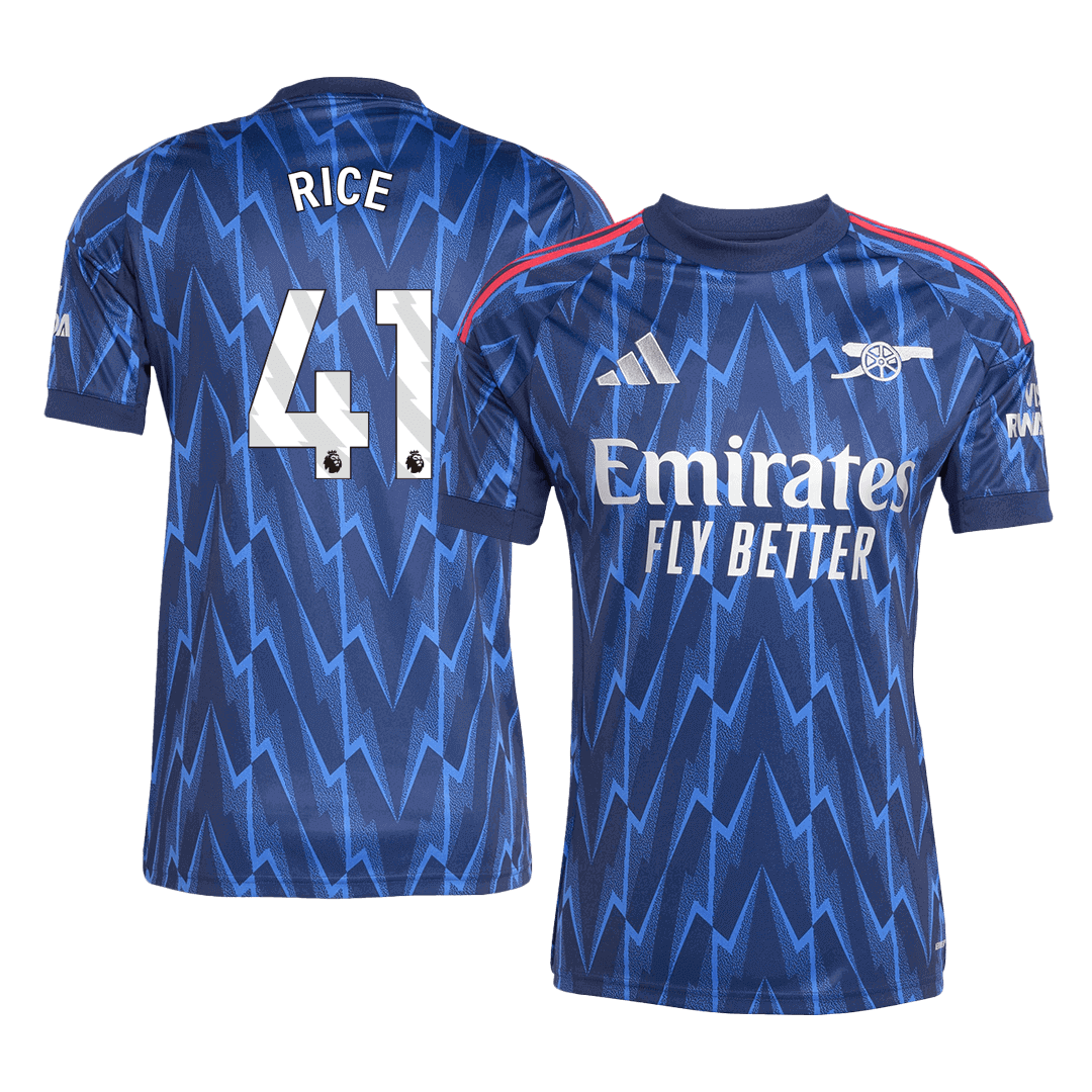 Maillot de Foot Extérieur Homme RICE #41 Arsenal 2025/26