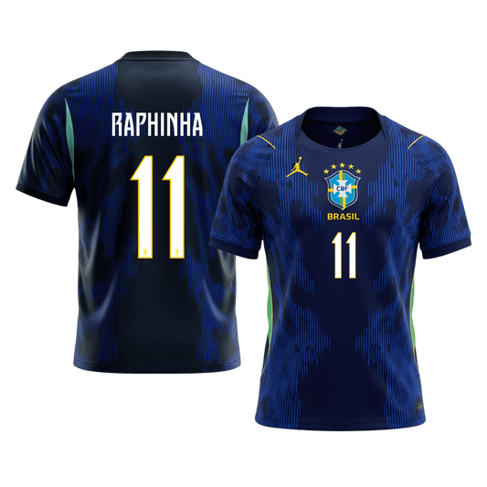 RAPHINHA #11 Men's Brazil World Cup 2026 Away Soccer Jersey