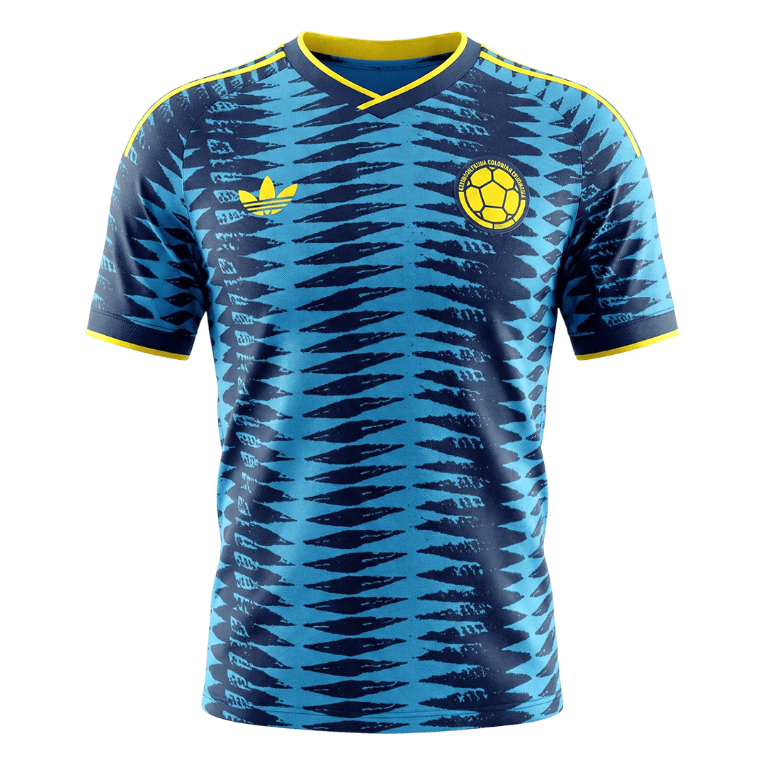 Maillot de football extérieur coupe ajustée version joueur pour homme – Coupe du monde 2026 Colombie