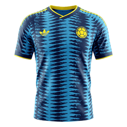 Maillot de football extérieur coupe ajustée version joueur pour homme – Coupe du monde 2026 Colombie