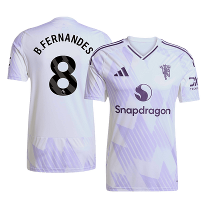 Maillot de foot extérieur B.FERNANDES #8 Manchester United 2025/26 pour homme