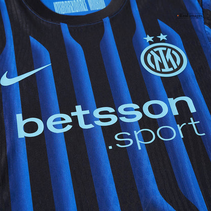 DUMFRIES #2 Maillot de foot domicile Inter Milan 2025/26 version joueur homme - Coupe ajustée