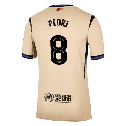 Maillot de Foot PEDRI #8 Barcelone Extérieur UCL 2025/26 Homme