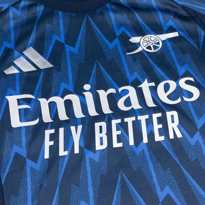 Maillot de football extérieur pour homme Arsenal 2025/26 - Version joueur SAKA #7 - Coupe ajustée