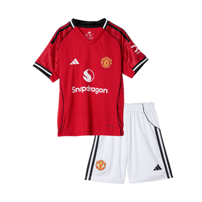 Maillot de football domicile Manchester United 2025/26 pour enfant