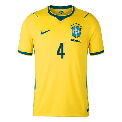 MARQUINHOS #4 Men's Brazil World Cup 2026 Home Soccer Jersey