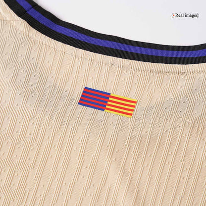 Maillot de foot extérieur homme Barcelone 2025/26 version joueur - Coupe ajustée