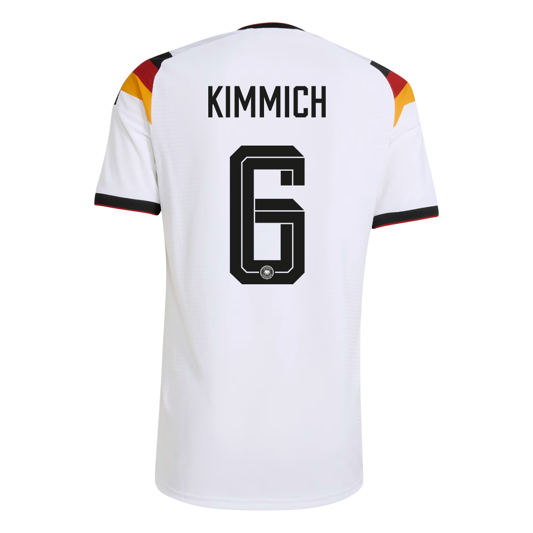 Maillot de foot domicile homme KIMMICH #6 Allemagne Coupe du Monde 2026 version joueur - Coupe ajustée