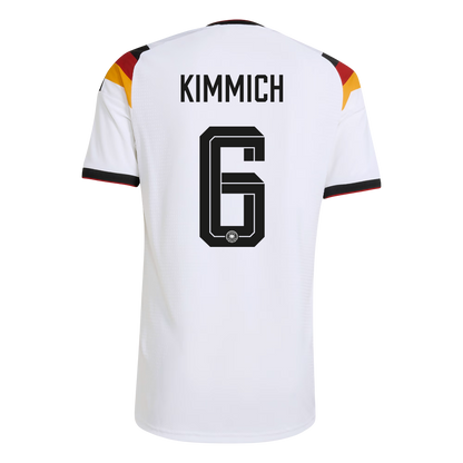 Maillot de foot domicile homme KIMMICH #6 Allemagne Coupe du Monde 2026 version joueur - Coupe ajustée