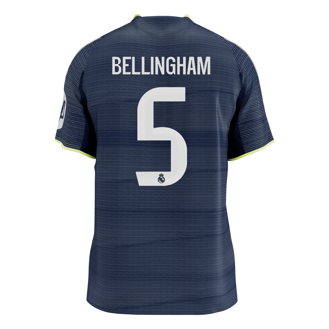 Maillot de foot extérieur Real Madrid 2025/26 Homme BELLINGHAM #5 - Coupe ajustée [PREMIUM]