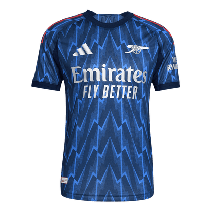 Maillot de football extérieur pour homme Arsenal 2025/26 - Version joueur SAKA #7 - Coupe ajustée