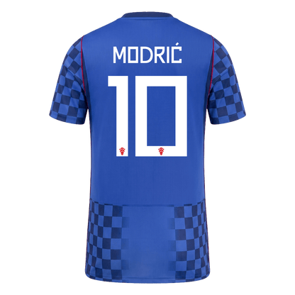 MODRIĆ #10 Men's Croatia World Cup 2026 Player Version Away Soccer Jersey - Slim Fit