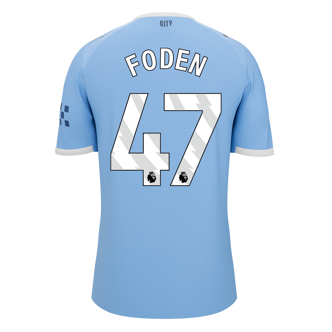 Maillot de foot domicile Manchester City Foden #47 homme 2025/26 [QUALITÉ SUPÉRIEURE]