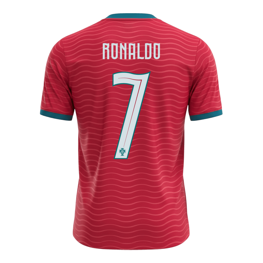 Maillot de football domicile homme RONALDO #7 Portugal Coupe du Monde 2026