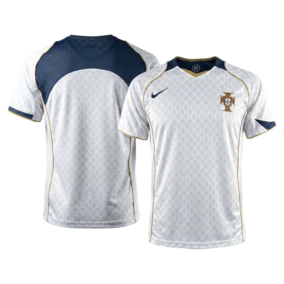 Maillot de foot rétro homme Portugal extérieur 2004