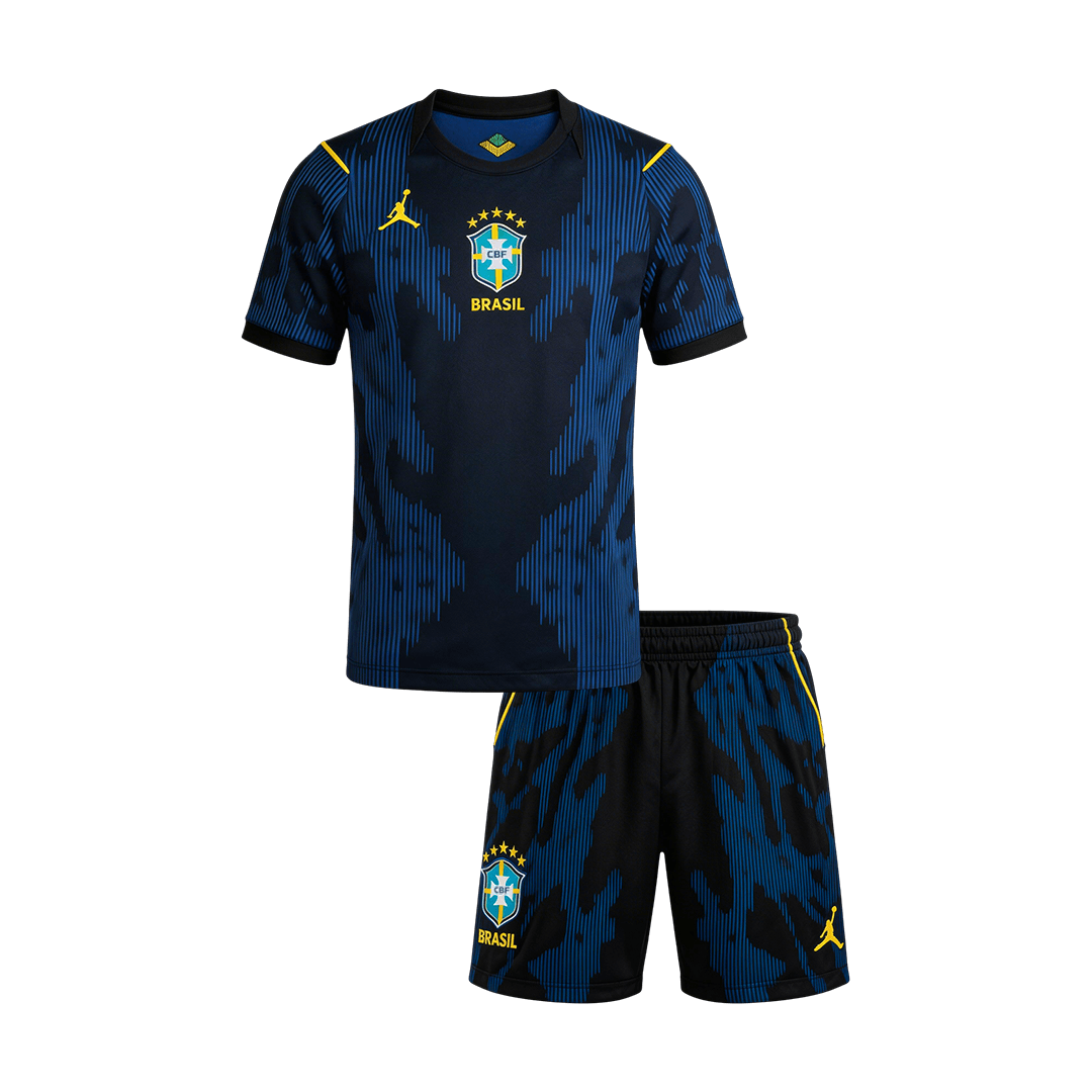 Ensemble Maillot de Foot Extérieur Coupe du Monde 2026 Brésil pour Enfant