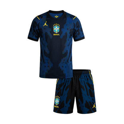 Ensemble Maillot de Foot Extérieur Coupe du Monde 2026 Brésil pour Enfant