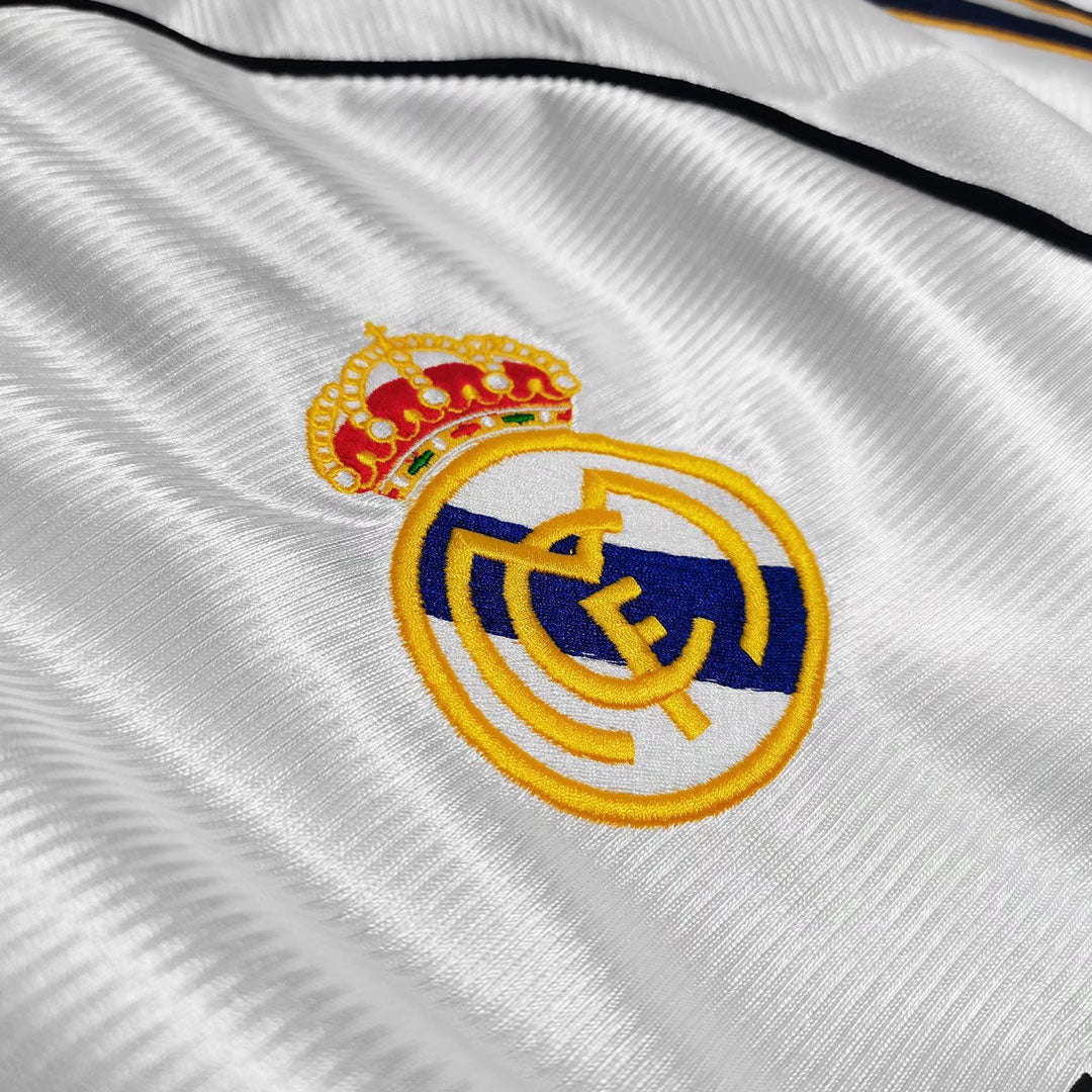Maillot de Foot Rétro Domicile Homme Real Madrid 1999/00