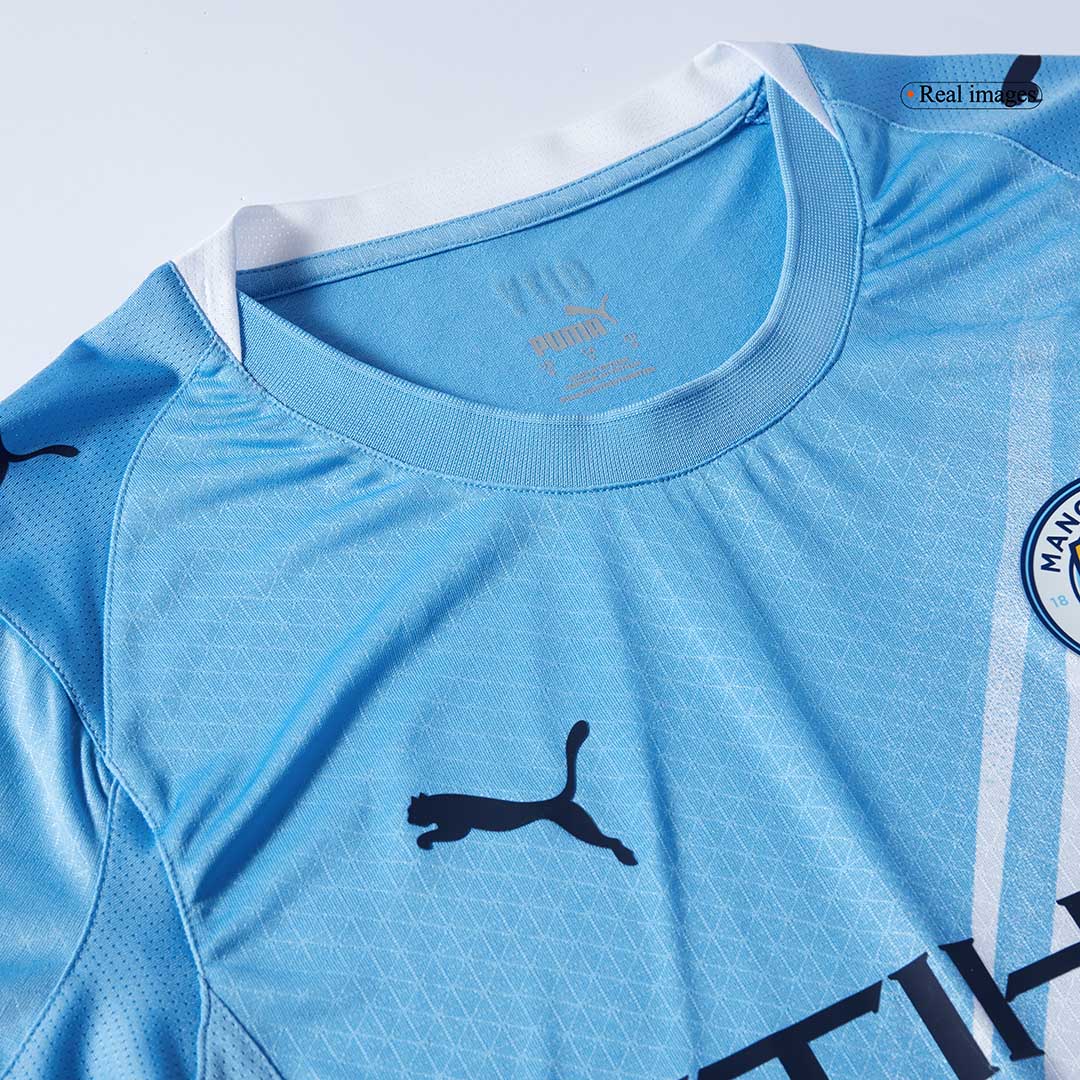 REIJNDERS #4 Maillot de Foot Domicile Homme Manchester City Version Joueur 2025/26 - Coupe Slim