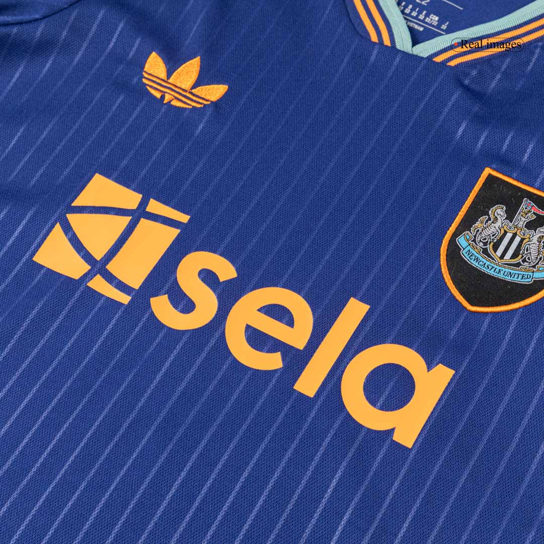 Kit de maillot de foot extérieur Newcastle United 2025/26 pour enfant
