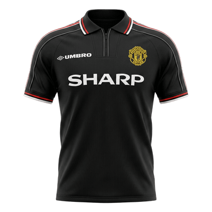 Maillot de football rétro extérieur Manchester United 1998 pour homme