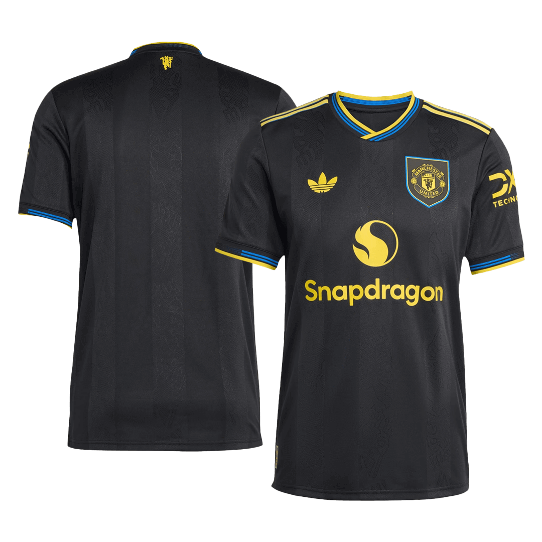Maillot de football extérieur third Manchester United 2025/26 pour homme - Version joueur - Coupe ajustée