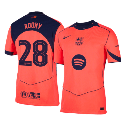 Maillot de foot ROONY #28 Homme Barcelone 2025/26 Troisième tenue version joueur - Coupe ajustée