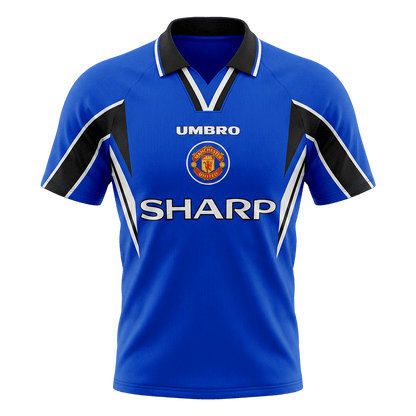Maillot de foot rétro homme Manchester United 1996/97, troisième maillot extérieur