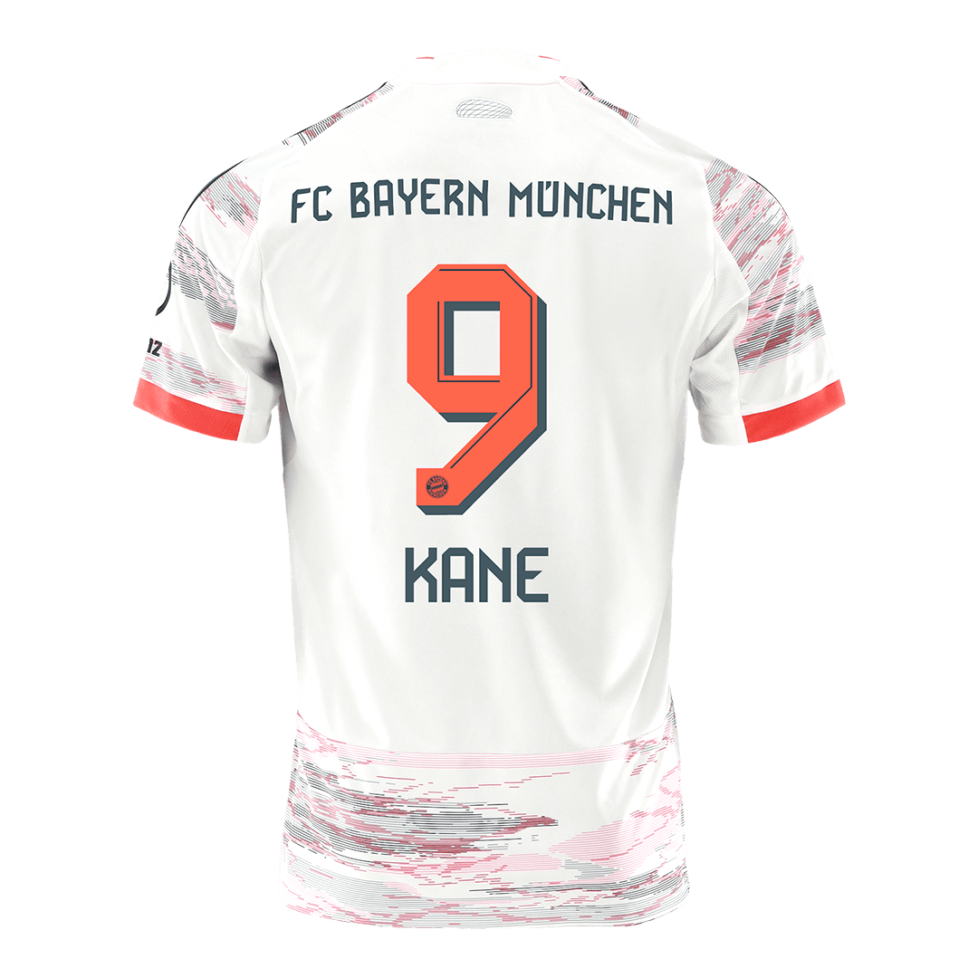 Maillot de foot extérieur KANE #9 homme Bayern Munich 2025/26