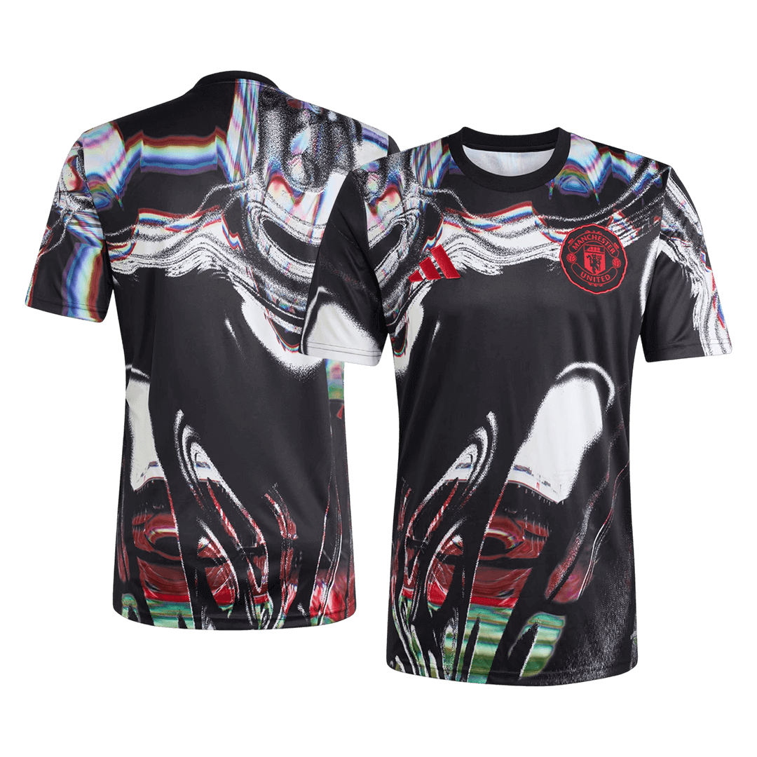 Maillot de foot d'avant-match Manchester United 2025/26 pour homme