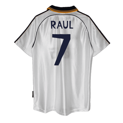 Maillot de football domicile homme Real Madrid 1999/00 Rétro RAUL #7