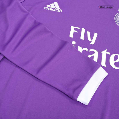 Maillot de foot rétro RONALDO #7 Homme Real Madrid extérieur 2016/17 manches longues