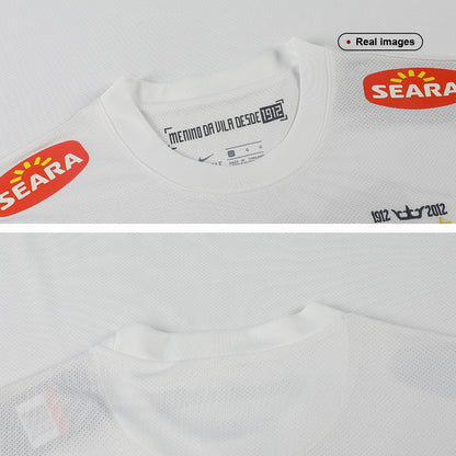 Maillot de football domicile Santos FC 2012 rétro pour homme NEYMAR JR #11
