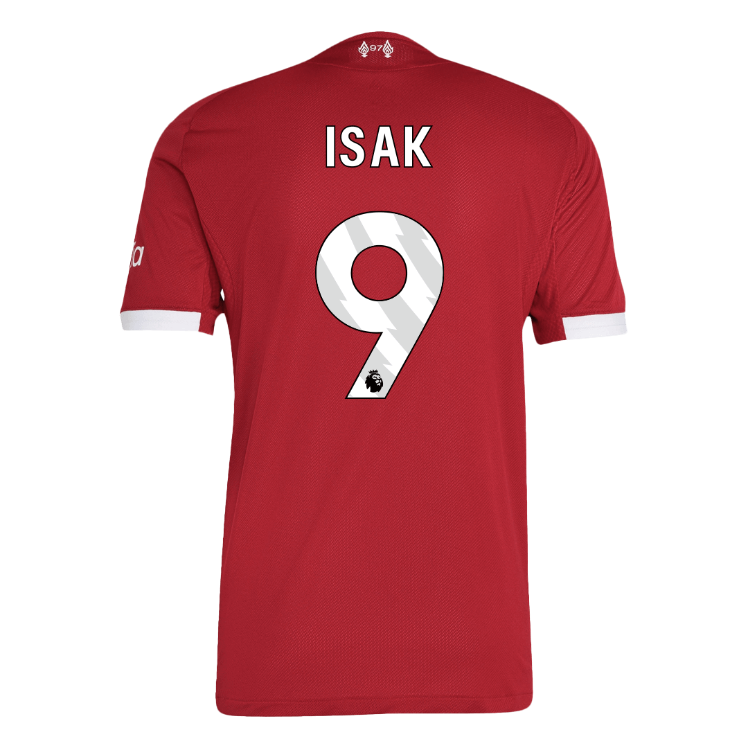 Maillot de football domicile ISAK #9 Homme Liverpool 2025/26 version joueur - Coupe ajustée