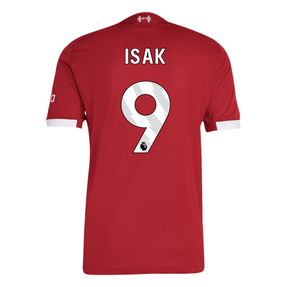 Maillot de football domicile ISAK #9 Homme Liverpool 2025/26 version joueur - Coupe ajustée