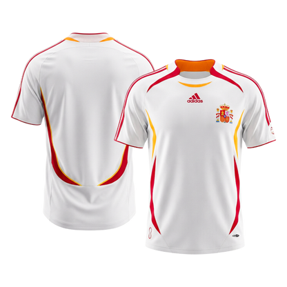 Maillot de football rétro Espagne extérieur 2006 pour homme