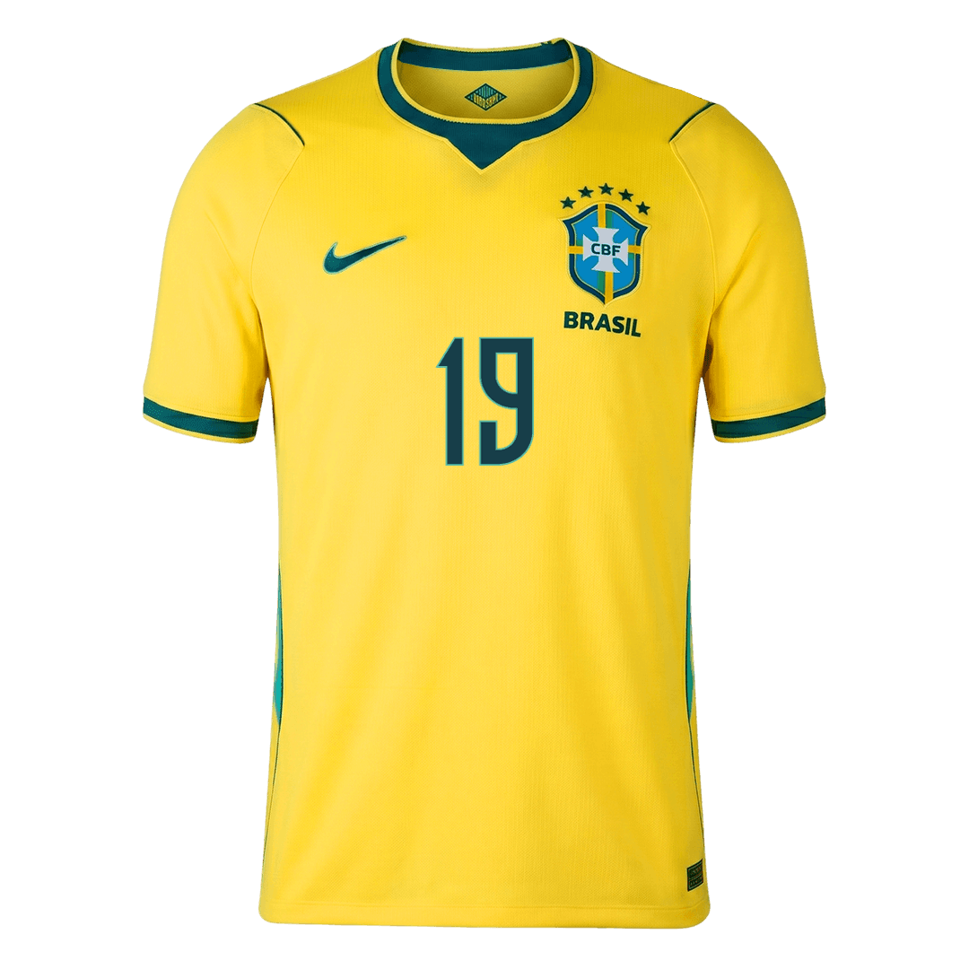 ENDRICK #19 Men's Brazil World Cup 2026 Home Soccer Jersey