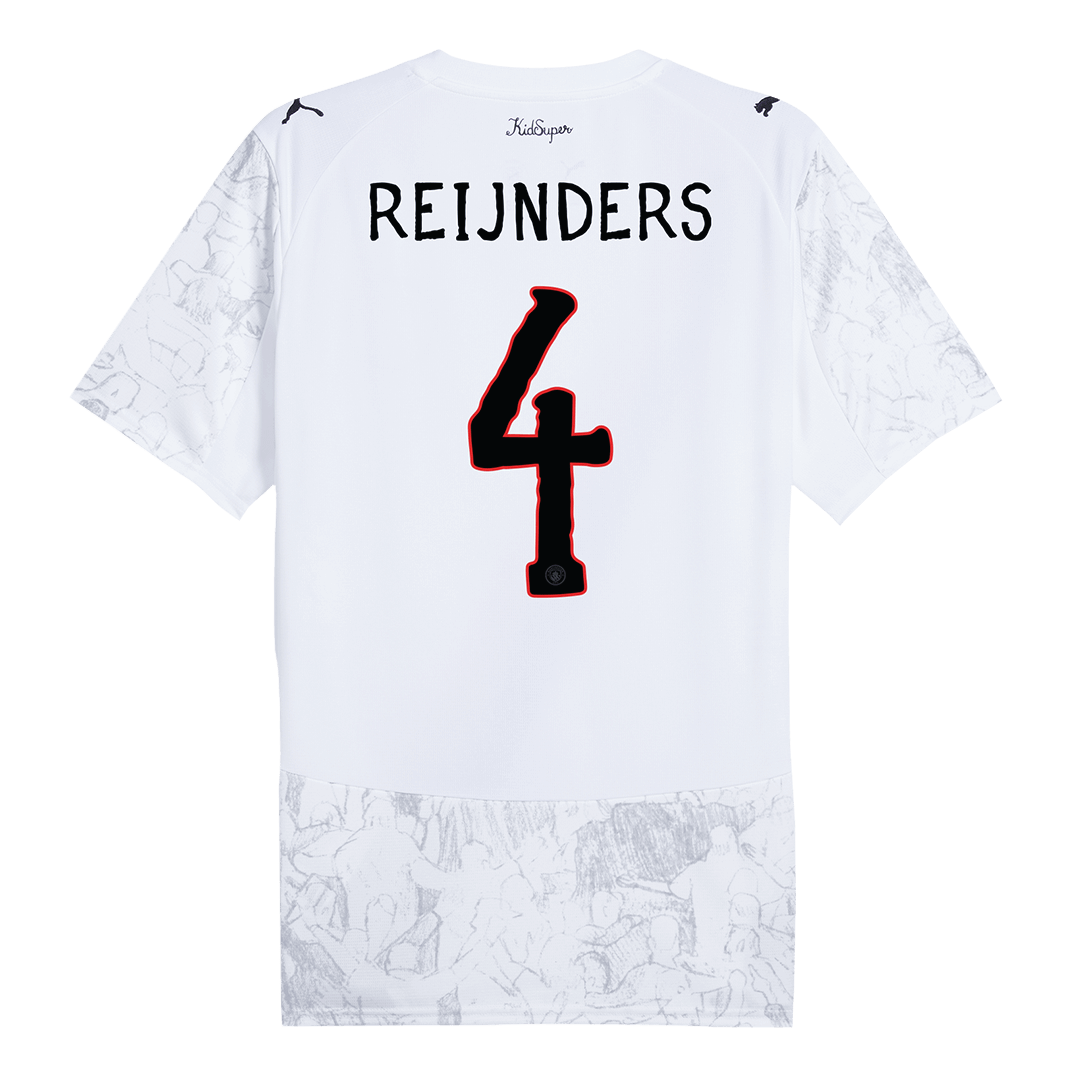 REIJNDERS #4 Maillot de foot Manchester City Coupe du Monde 2025/26 Enfant KidSuper