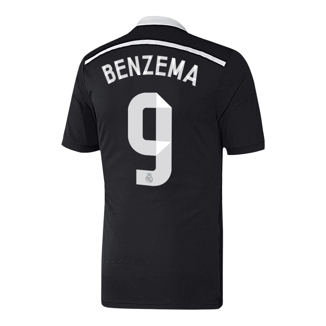 Maillot de football rétro BENZEMA #9 Real Madrid 2014/15 troisième extérieur pour homme