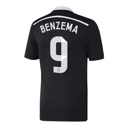 Maillot de football rétro BENZEMA #9 Real Madrid 2014/15 troisième extérieur pour homme