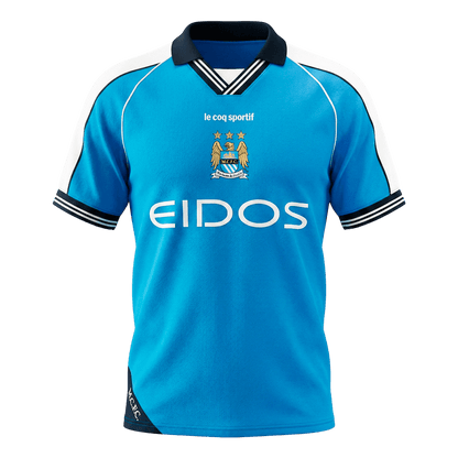 Maillot de Foot Domicile Rétro Homme Manchester City 1999/01