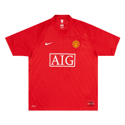 Maillot de football domicile SCHOLES #18 Rétro Homme Manchester United 2007/08