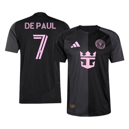 Maillot de football De Paul #7 Inter Miami CF 2025 Version Joueur Extérieur Homme - Coupe Ajustée