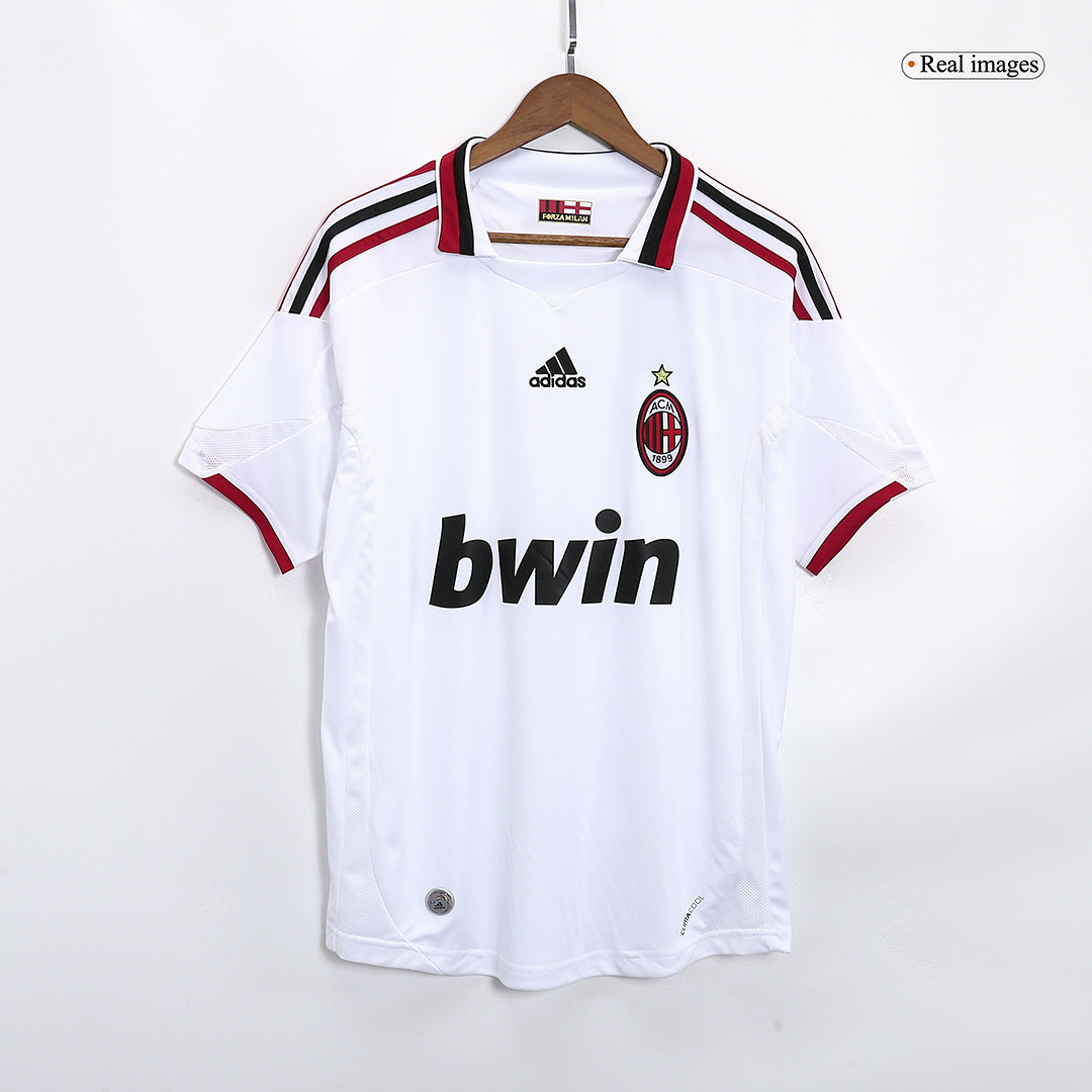 Maillot de foot extérieur rétro homme AC Milan 2009/10