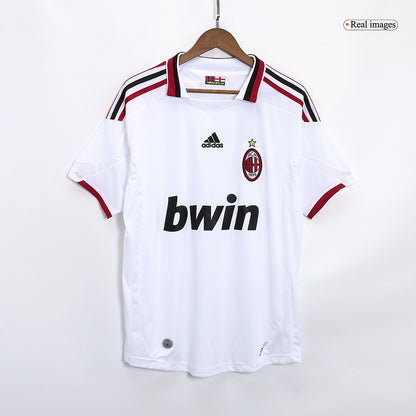 Maillot de foot extérieur rétro homme AC Milan 2009/10