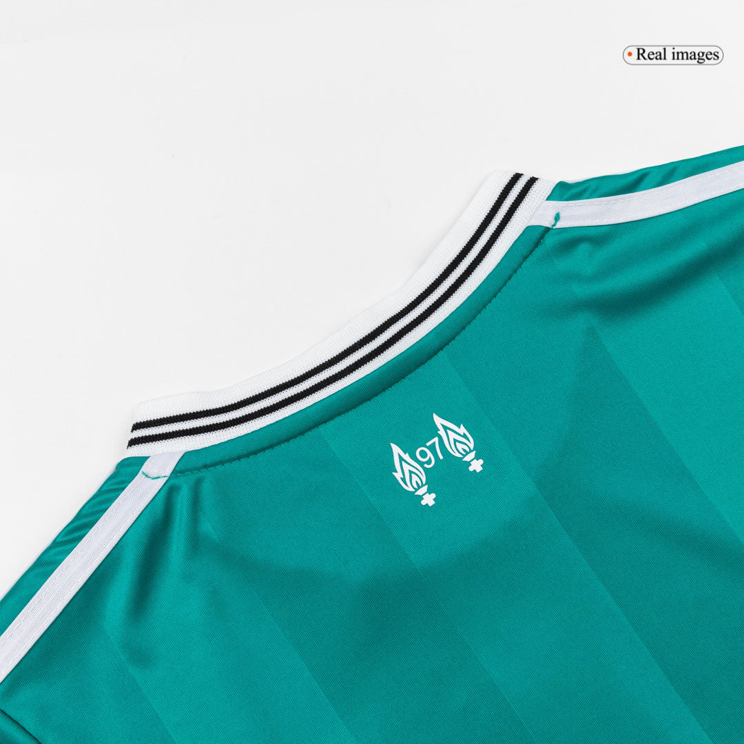 Maillot de foot complet extérieur enfant Liverpool 2025/26