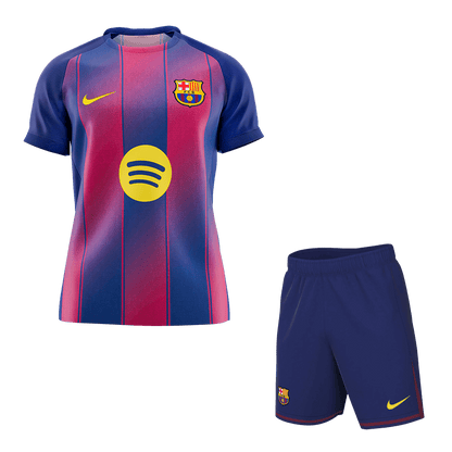 Ensemble maillot de football domicile Barcelone 2025/26 pour homme [PREMIUM]